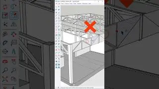 3D Truss Structure Modeling in SketchUp under minutes 