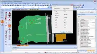 Survey and setting out 3 of 5 - 'Border' Angle and Length in Caddie AEC Architecture .dwg software