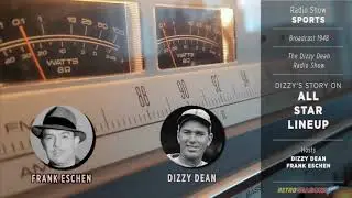 1948 • Baseball Clip • Dizzy Dean's All Star Lineup • Radio Broadcast