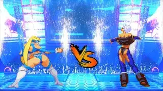 R. Mika VS Angel - Street Fighter VS The King of Fighters