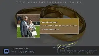 Sunday Morning Sermon - 13-09-2020