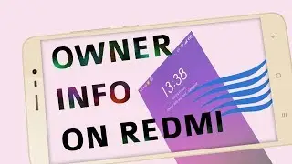 How to set owner info in Redmi phone MIUI