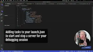 Launching and closing a local server as part of the VS Code debugging process