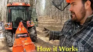 How to Use a Wallenstein Skidding Winch | A bunch of Rope Pulling