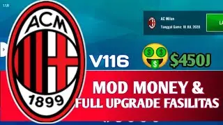 SOCCER MANAGER 21 V1.1.6 SAVE HACK MOD MONEY & FULL UPGRADE FASILITAS AC MILAN