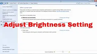 How To Adjust Brightness For Window 7 || Change Brightness On PC || Control the Desktop Brightness