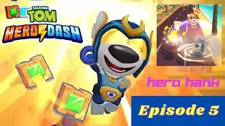 Talking Tom Hero Dash : Hero Hank Show SUPERPOWER Completed mission, Gameplay ( HD, 2K ), Episode 5