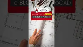A Quick way to Create a Block in AutoCAD | Master Trick 