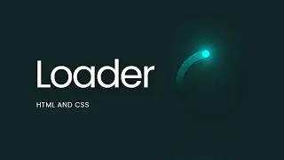 Preloader For Your Website | CSS only