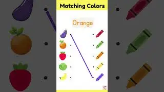 Activity Time | Matching Colors| kids color learning with matching #kidslearning #kids #shorts