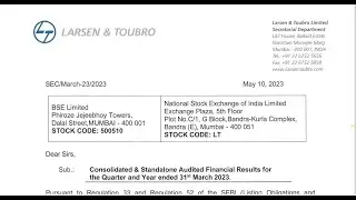 Larsen Toubro Ltd Q4 2023 Results