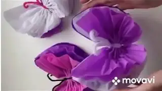 3D БАБОЧКА из крепированой бумаги!!!! Поделка для детей!!!!