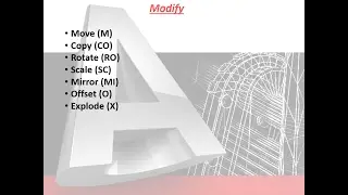 AutoCAD "Arabic Tutorial for beginners" Lecture 2 "Modify-part 1" - شرح اتوكاد للمبتدئين، المحاضرة 2