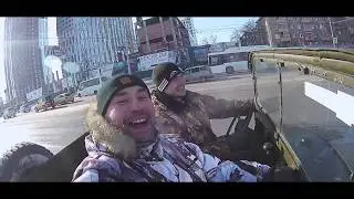 Автопрогулка на ГАЗ-67 по морозной Уфе/Башдизель