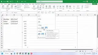 add area chart to excel