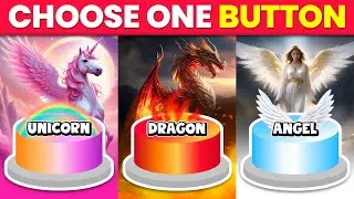 Choose One Button! Unicorn, Dragon or Angel 🦄🌈🐲👼