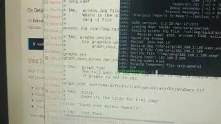 How to Install sarg and use on pi on squid . Access log analyser