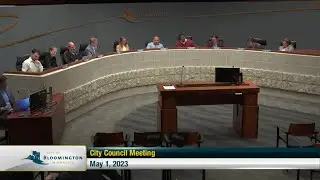 May 1, 2023 Bloomington City Council Meeting