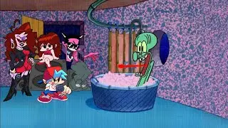 Friday Night Funkin COMPLETE EDITION vs Squidward' house meme(FNF ANIMATION)
