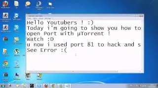 How To Open a Port in Any Router [Using μTorrent]