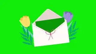 Old letter Green Screen 2024 | Envelope Letter Green Screen | Postcard Green screen  
