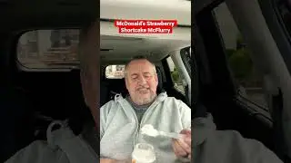 McDonald’s Strawberry 🍓 Shortcake McFlurry 