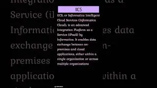 IICS | Intro | Day1 | Informatica Intelligent Cloud Services #youtubeshorts #youtuber #instagram