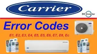 Carrier Air Conditioner All Error Codes And Solution Troubleshooting Urdu/Hindi