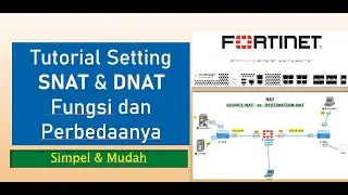 FortiGate Firewall | Tutorial Konfigurasi SNAT & DNAT di Fortigate Firewall