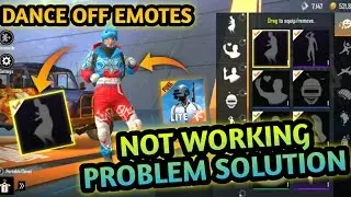 Pubg Mobile Lite Dance Off Emote Not Working Problem Solution | Emote Not Working Pubg Mobile Lite |