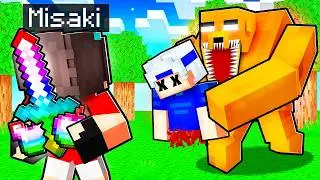 💀I added horror YouTubers to Minecraft... | Misaki Gamer