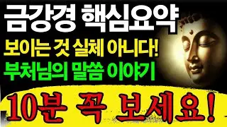 (금강경 10분요약) 모든 것은 본래 실체가 없으며(空), 모든 집착에서 벗어나야 열반에 이를 수 있습니다. 불교의 핵심 ‘공(空)’과 ‘무아(無我)’를 통해 궁극적인 깨달음!