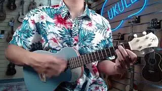 aNueNue UC10 Blue Arona Concert Ukulele Sound Demo - ANN-UC10-BA
