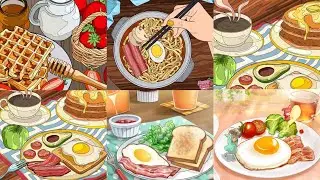 Anime aesthetic cooking