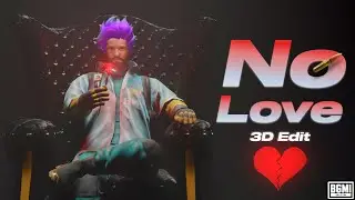 NO LOVE - SHUBH🥀 // BGMI 3D EDIT // NITS GAMING
