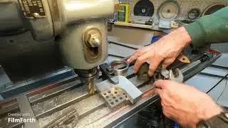 Machining a grinder rest 1