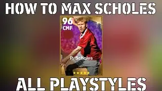 How to train players in efootball 2022 mobile | max P. Scholes all playstyles