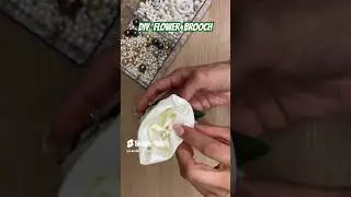 TUTORIAL: THE EASIEST WAY TO MAKE A BROOCH! #shorts #brooch