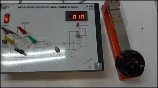 STRAIN GAUGE EXPERIMENT #ssrlabtech #straingauge