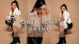 Simple One Light Setup | Portrait Photography | Nikon Z5