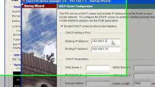 Set up a  Cisco PIX Firewall with the PDM