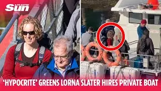 Lorna Slater refuses to answer questions on shunning ferry to hire PRIVATE boat for island work trip