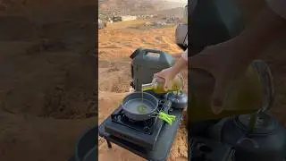 Beautiful Morning Breakfast at LIWA Moreeb Dune 2024 #dubai #tourism #camping #campinglife