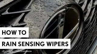 How To Use Rain Sensing Wipers on a Lexus | Lexus of Edmonton