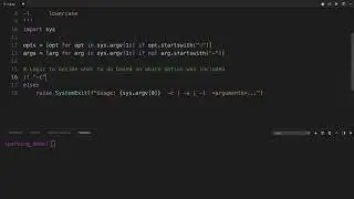 A Simple Python Command Line Interface Prototype