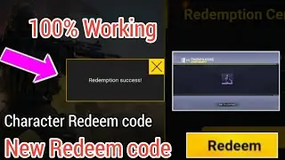 New Character Skin Redeem code codm 2023 | cod Mobile Redeem code | call Of duty Mobile Redeem code