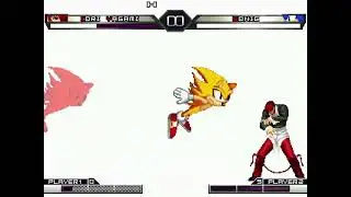 Iori vs Sonic(Mugen)