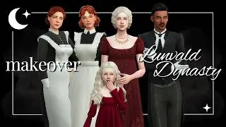 ⚜️ История моей Династии + CAS ⚜️| Династия Лунвальд | The Sims 4
