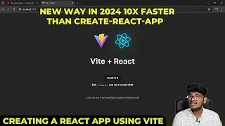 How to create a react app step by step in 2024 || react app with vite