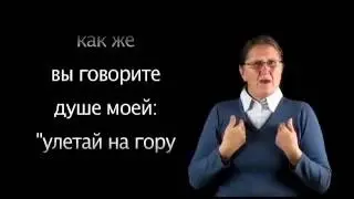 Psalm 11 in Russian sign language